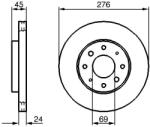 Bosch Disc frana BOSCH 0 986 479 140 (0 986 479 140) - automobilus