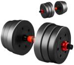 BodyFit Set gantere reglabile BodyFit 2 x 10 Kg (BGR10X2)