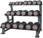 inSPORTline Set gantere cu suport inSPORTline Profi CPU 2 x 2.5-25 KG (21660-SADA)