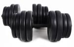 Sportmann Gantere reglabile ciment Sportmann 2 x 15 Kg (SM1188)