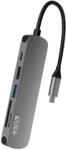 NEXTONE PD-ESS-HUB USB-C Essentials többportos szürke adapter (PD-ESS-HUB) - bestbyte