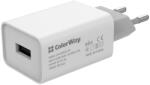 ColorWay Ac Tolto 1xusb Auto Id 2.0a, 10w, Feher (cw-chs012-wt)