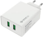 ColorWay Ac Tolto 2xusb Quick Charge 3.0 (36w) Feher, (cw-chs017q-wt)