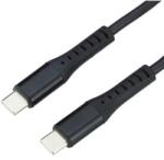  Mobilly USB4 USB-C кабел 5A, 240W, Thunderbolt 3, 40Gbps 8K@60Hz, 0.3m, черен (XXX)