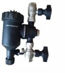 BRH Mágneses iszapleválasztó 3/4" +golyóscsap pár, vízszintes-függőleges állíthatóság 155 (155)