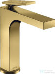 Hansgrohe AXOR CITTERIO 160 mosdó csaptelep rombuszmetszéses fogantyúval, automata leeresztővel, polírozott arany hatású 39071990 (39071990)