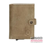 Hide and Stitches 20572 031 Hide and Stitches safety wallet homok