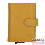 Hide and Stitches 18208027 Hide and Stitches safety wallet okkersárga