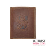 Giorgio Carelli 672772 561 Giorgio Carelli pénztárca barna vaddisznó (ÚJ) - amigotaska