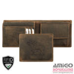 Giorgio Carelli 417765 604 Giorgio Carelli motívumos pénztárca szarvas egészalakos - amigotaska