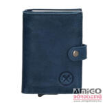 Hide and Stitches 20572 030 Hide and Stitches safety wallet farmerkék