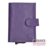 Hide and Stitches 18208021 Hide and Stitches safety wallet lila