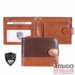 Giorgio Carelli 357797 027 Giorgio Carelli férfi bőr pénztárca konyak - amigotaska