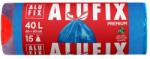 Alufix Szemeteszsák, zárószalagos, 40 l, 15 db, 60x60 cm, 20 , ALUFIX, kék (7055) - molnarpapir