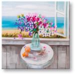  Festett falikép VIRÁGOK VÁZÁBAN 1 részes CFAZH5149E1 - 60x60 cm - 60x60 cm