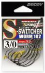 Decoy Offset Horog Súlyozott Decoy Worm 102 S-Swicher #2/0 0.5g (812150)