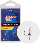 EnergoTeam Benzár Method Kötött Horog 8 (Szakáll Nélküli) Monofil Zsinóron 10mm Csali Tüskével (42877-608)