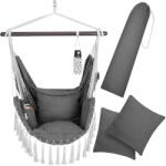 Detex Scaun suspendat MANDY 170x100x150 cm, gri închis