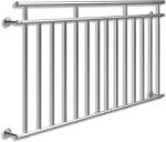 Monzana Balustradă franceză pentru fereastră ZOE, 184x90cm, argintiu