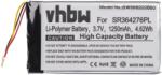VHBW Baterie pentru Becker Active 5 / Professional 5, 1250 mAh (BW888200660)