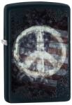 Zippo Brichetă Zippo 28864 Peace Sign on USA Distressed Flag (28864) Bricheta