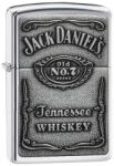 Zippo Brichetă Zippo 250JD. 427 Jack Daniel's Label Pewter Emblem Classic Spirits (250JD.427) Bricheta