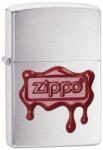 Zippo Brichetă Zippo 29492 Red Wax Seal-Logo (29492) Bricheta