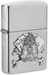 Zippo Brichetă Zippo 49293 Card Skull Emblem (49293) Bricheta