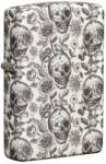 Zippo Brichetă Zippo 49458 Glow in the Dark Skulls (49458) Bricheta