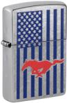 Zippo Brichetă Zippo 48754 Ford Mustang and Monochromatic American Flag (48754) Bricheta