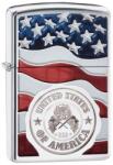 Zippo Brichetă Zippo 29395 American Stamp on Flag (29395) Bricheta