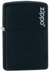 Zippo Brichetă Zippo 218ZL Black Matte with Zippo Logo (218ZL) Bricheta