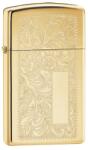 Zippo Brichetă Zippo 1652B Slim Brass Venetian (1652B) Bricheta