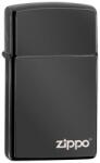 Zippo Brichetă Zippo 28123ZL Slim High Polish Black Zippo Logo (28123ZL) Bricheta