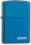 Zippo Brichetă Zippo 20446ZL High Polish Blue Zippo Logo (20446ZL) Bricheta