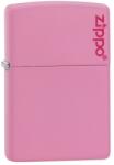 Zippo Brichetă Zippo 238ZL Pink Matte with Zippo Logo (238ZL) Bricheta