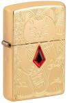 Zippo Brichetă Zippo 49802 Armor Lucky Cat with Red Jewel (49802) Bricheta