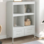 vidaXL fehér acél magasszekrény 68 x 39 x 101, 5 cm (843107) - balena