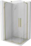 Mexen Velar L Duo cabină de duș glisantă 100 x 90 cm, transparent, auriu periat - 871-100-090-02-03-55 (871-100-090-02-03-55)