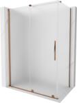 Mexen Velar cabină de duș glisantă 140 x 75 cm, gri, aur roz - 871-140-075-31-60 (871-140-075-31-60)