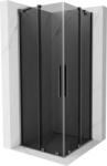 Mexen Velar Duo cabină de duș culisantă 100 x 100 cm, grafit, gun metal - 871-100-100-42-95 (871-100-100-42-95)