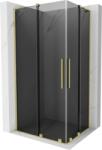Mexen Velar L Duo cabină de duș culisantă 90 x 80 cm, grafit, auriu periat - 871-090-080-02-43-55 (871-090-080-02-43-55)