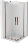 Mexen Velar Duo cabină de duș glisantă 100 x 100 cm, brumat, aur roz - 871-100-100-32-60 (871-100-100-32-60)