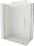 Mexen Velar cabină de duș culisantă 130 x 75 cm, înghețată, auriu periat - 871-130-075-31-55 (871-130-075-31-55)