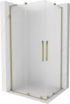 Mexen Velar L Duo cabină de duș culisantă 90 x 80 cm, mat, auriu - 871-090-080-02-33-50 (871-090-080-02-33-50)