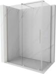Mexen Velar cabina de duș glisantă 140 x 80 cm, transparentă, nichel periat - 871-140-080-01-97 (871-140-080-01-97)