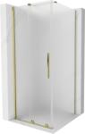 Mexen Velar cabină de duș glisantă 120 x 120 cm, geam mat, auriu - 871-120-120-31-50 (871-120-120-31-50)