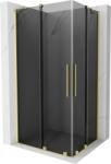 Mexen Velar Duo cabină de duș glisantă 100 x 90 cm, grafit, auriu periat - 871-100-090-42-55 (871-100-090-42-55)