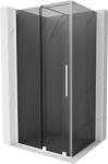 Mexen Velar cabină de duș cu uși glisante 90 x 70 cm, grafit, albă - 871-090-070-41-20 (871-090-070-41-20)