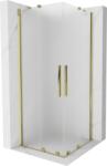 Mexen Velar Duo cabină de duș glisantă 100 x 100 cm, înghețată, aurie - 871-100-100-32-50 (871-100-100-32-50)